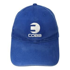 COBB Strapback Baseball Cap Blue One Size Adjustable Embroidered AMC Deluxe